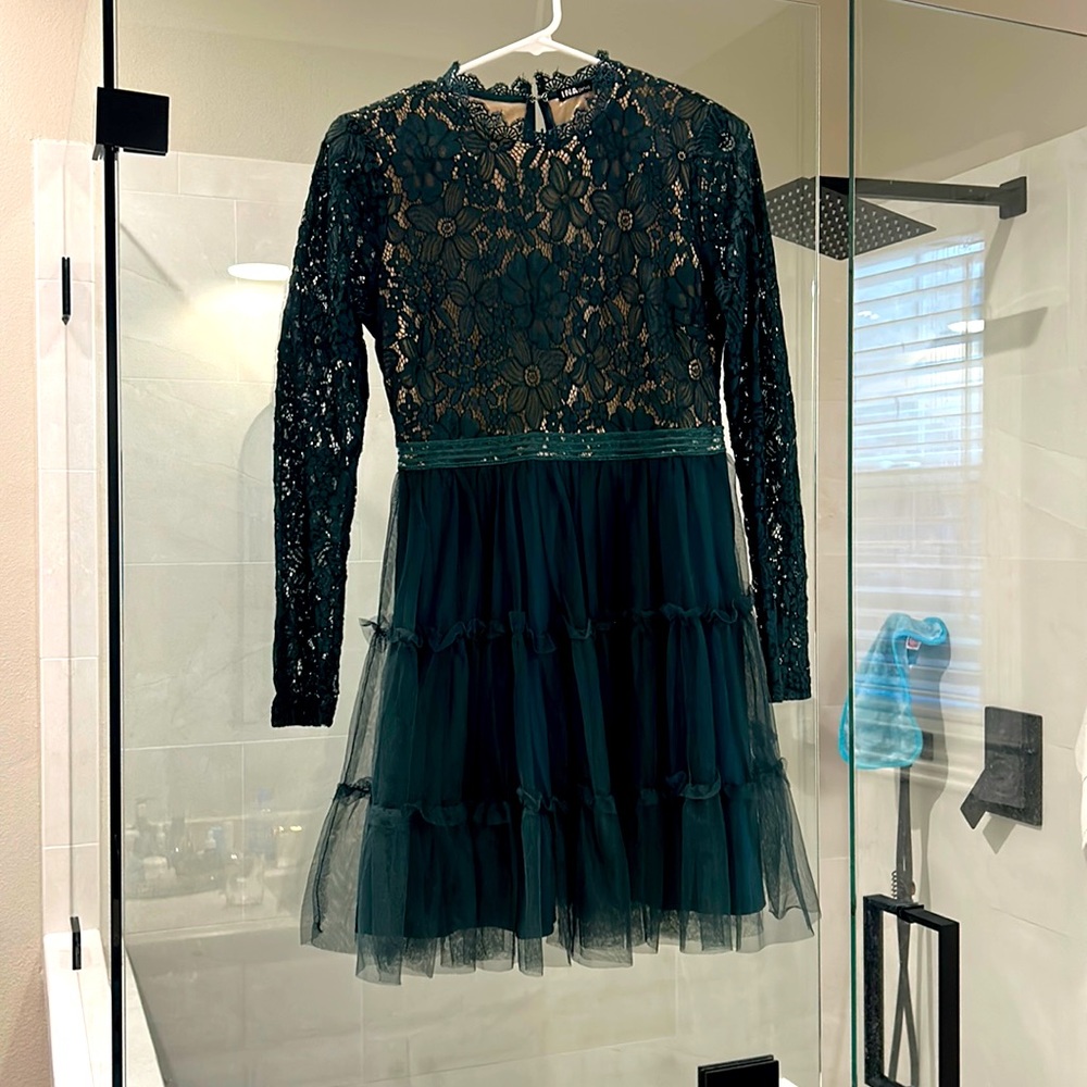 Lace & tulle party dress